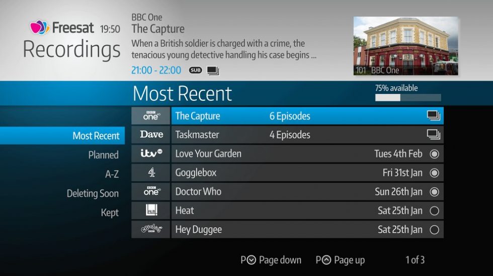 Freesat TV Product Management
